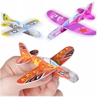 Samoloty i helikoptery - Samolot Piankowy Składany Szybowiec Do Rzucania Zestaw 10 Szt. - miniaturka - grafika 1