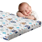 Łóżeczka i kojce - Materac dla dziecka, łóżeczko dla dziecka, wygodny materac 120x60cm - miniaturka - grafika 1