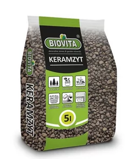 Keramzyt drenaż doniczkowy  4-8 mm BIOVITA 5l - Ziemia ogrodowa - miniaturka - grafika 1