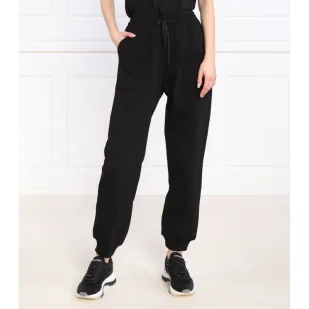 Trussardi Spodnie dresowe | Regular Fit - Dresy damskie - miniaturka - grafika 1