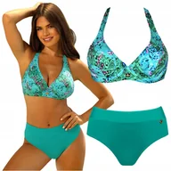 Stroje kąpielowe - Strój kąpielowy dwuczęściowy wysoki stan SELF 115 BR10 Bora Bora 38D/M 70D - miniaturka - grafika 1