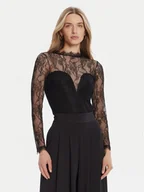 Body - Rinascimento Body CFC0126159003 Czarny Slim Fit - miniaturka - grafika 1