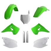 Części motocyklowe - POLISPORT KAWASAKI KAWASAKI kompletny zestaw z tworzywa sztucznego (C/osłony widelca) - miniaturka - grafika 1