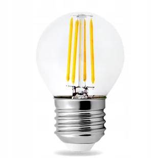 Żarówka Led E27 Filament 4W Edison G45 Kulka 4000K ozdobna girlanda loft - Żarówki LED - miniaturka - grafika 1