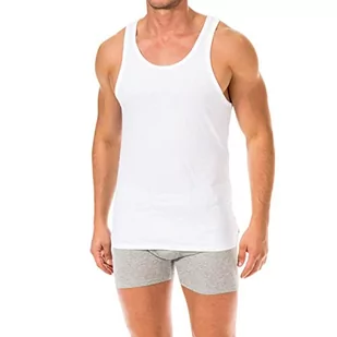 Calvin Klein Męski top, biały, M - Koszulki męskie - miniaturka - grafika 1