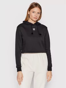 adidas Bluza adicolor Essentials HM1829 Czarny Relaxed Fit - Bluzy damskie - miniaturka - grafika 1