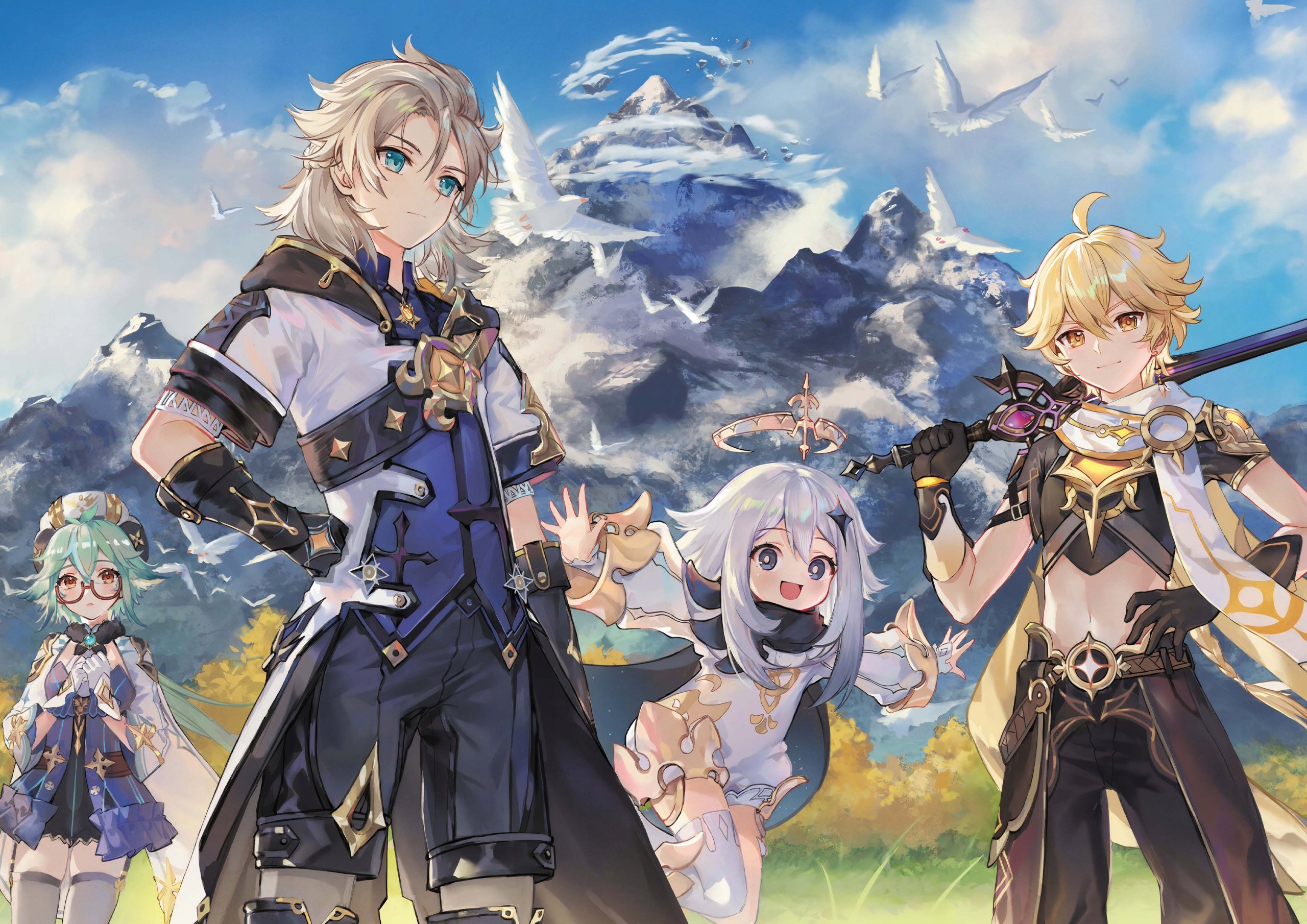 Plakat A1 Genshin Impact Albedo Sucrose Aether