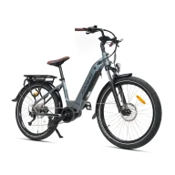 Rowery elektryczne - Rower elektryczny JOBOBIKE LYON Grey - miniaturka - grafika 1