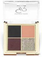 Cienie do powiek - Golden Rose - Quattro Eyeshadow Palette - Paleta 4 cieni do oczu - 4x2,2 g - 01 MIDNIGHT KISS - miniaturka - grafika 1