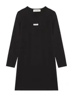 Sukienki i spódniczki dla dziewczynek - Calvin Klein Jeans Sukienka codzienna IG0IG03042 Czarny Slim Fit - miniaturka - grafika 1