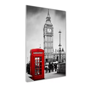 Foto obraz zdjęcie na szkle pionowy Big Ben Londyn - Obrazy i zdjęcia na płótnie - miniaturka - grafika 1