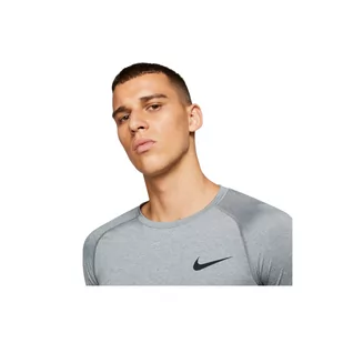 KOSZULKA męska NIKE PRO TOP LS TIGHT - Koszulki sportowe męskie - miniaturka - grafika 4