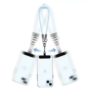USAMS Uniwersalna smycz do telefonu 30cm niebieski/blue ZB283GS02 (US-ZB283) - Części serwisowe do telefonów - miniaturka - grafika 4