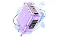 Ładowarki do telefonów - Ładowarka sieciowa Acefast A45, 2x USB-C, 1xUSB-A, 65W PD (fioletowa) - miniaturka - grafika 1