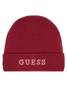 Guess Czapka AW5189 POL01 Bordowy - Czapki damskie - miniaturka - grafika 1