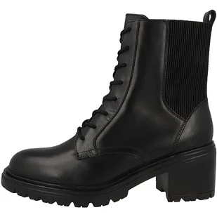 Geox Damskie botki D Damiana, czarne, 38 EU, Czarny, 38.5 EU - Botki damskie - miniaturka - grafika 1