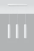 Lampy sufitowe - Sollux Lighting Lampa wisząca LAGOS 3L biały - miniaturka - grafika 1