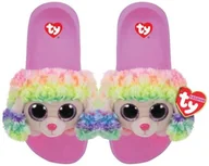 Buty dla dziewczynek - Ty Gear klapki RAINBOW kolorowy pudel 36-39) - miniaturka - grafika 1