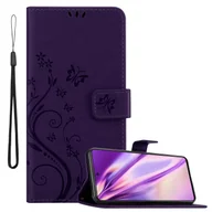 Etui i futerały do telefonów - Cadorabo pokrowiec ochronny na Xiaomi 11T / 11T PRO w kolorze fioletowym pokrowiec ochronny pokrowiec na telefon komórkowy etui kwiaty kwiat - miniaturka - grafika 1