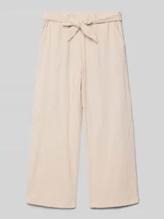 Spodnie szerokie o kroju regular fit z wiązanym paskiem model ‘TIZANA’ - Spodnie i spodenki dla chłopców - miniaturka - grafika 1