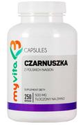 Suplementy naturalne - MyVita Czarnuszka 500mg 250kaps) Polski olej z nasion - miniaturka - grafika 1