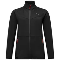 Bluzy sportowe damskie - Bluza damska Salewa Puez Cammino Pl Jkt W Rozmiar: S / Kolor: czarny - miniaturka - grafika 1
