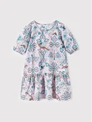 Sukienki i spódniczki dla dziewczynek - Reima Sukienka codzienna Angervo 535066 Różowy Regular Fit - miniaturka - grafika 1