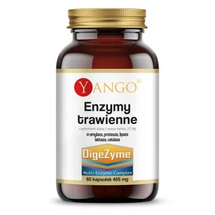 YANGO Yango Enzymy Trawienne 60 K Zdrowe jelita YA0947 - Suplementy naturalne - miniaturka - grafika 1