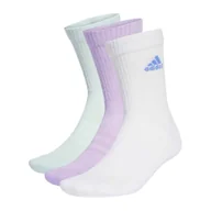 Skarpetki damskie - Skarpetki adidas Cushioned Sportswear Crew Socks Powder Plum 3 Pack XS - miniaturka - grafika 1