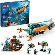 Klocki - Lego CITY Łódź podwodna badacza dna morskiego 60379 - miniaturka - grafika 1