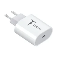 Ładowarki do telefonów - ŁAD SIEC T-PHOX ISPEED 20W WHITE (EU PLUG) - miniaturka - grafika 1