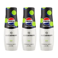 Syropy i koncentraty owocowe - Syrop SODASTREAM Pepsi Max Limonka 3 x 440 ml - miniaturka - grafika 1