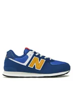 Buty dla chłopców - New Balance Sneakersy GC574HBG Granatowy - miniaturka - grafika 1