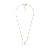 Naszyjniki męskie - Emporio Armani Męski Naszyjnik z wisiorkiem ze stali nierdzewnej dwukolorowy z zapięciem karabińczykowym - miniaturka - grafika 1