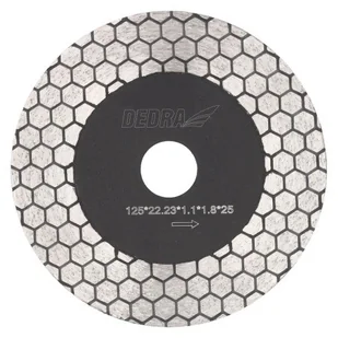 DEDRA TARCZA DIAMENTOWA 125MM PLASTER MIODU - Akcesoria do elektronarzędzi - miniaturka - grafika 1
