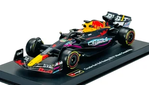 BBURAGO RED BULL RACING RB19 #1 MAX VERSTAPPEN GP MIAMI 38083 Z GABLOTKĄ 1:43 - Samochody i pojazdy dla dzieci - miniaturka - grafika 1