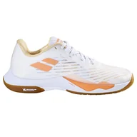 Squash - Damskie buty gimnastyczne Babolat  Shadow Tour 5 Women White/Yellow  EUR 39 - miniaturka - grafika 1