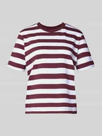 Koszulki i topy damskie - T-shirt o pudełkowym kroju z czystej bawełny model ‘ESSENTIAL’ - miniaturka - grafika 1