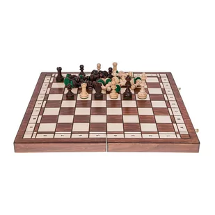 Szachy Drewniane Turniejowe nr 4 - Classic - sklep-szachy.pl - Gry planszowe - miniaturka - grafika 1