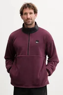 Bluzy męskie - Jack Wolfskin bluza polarowa SUMETRO męska kolor fioletowy gładka A64109 - miniaturka - grafika 1