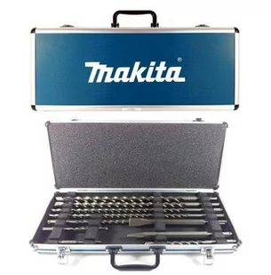 Makita Zestaw Dłut i Wierteł SDS Plus 10szt. w Walizce 2145 - Wiertła - miniaturka - grafika 1