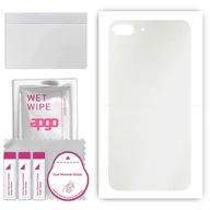 Szkła hartowane na telefon - Folia naklejka skórka strukturalna na TYŁ do Apple iPhone 8 Plus - Matowa Przezroczysta Winylowa - apgo SKINS - miniaturka - grafika 1