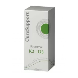 CureSupport Liposomalna Witamina K2 + D3 (60 ml) - Witaminy i minerały - miniaturka - grafika 1