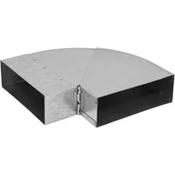 Akcesoria kominkowe - Kolano prostokątne nastawne KLN150x50/45-90-OC - miniaturka - grafika 1