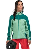 Kurtki i kamizelki sportowe damskie - Schöffel Kurtka przeciwdeszczowa "Epic Trail" w kolorze turkusowym - miniaturka - grafika 1