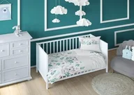 Pościel dla dzieci - KARO Pościel bawełniana 140x200 miś koala turkusowa dziecięca zapinana na suwak 3269 B Bawełna Max - miniaturka - grafika 1