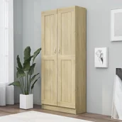 Regały - VidaXL Szafka na książki, dąb sonoma, 82,5x30,5x185,5 cm, płyta 802735 VidaXL - miniaturka - grafika 1