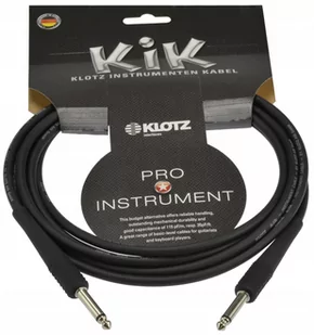 Klotz Instrumentenkabel  6,3mm-Klinke 4,5m KIK4.5PPSW - Kable - miniaturka - grafika 1