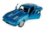 Samochody i pojazdy dla dzieci - RMZ City 1963 CHEVROLET CORVETTE STINGRAY SPLIT WINDOW NIEBIESKI 12cm - miniaturka - grafika 1