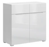 Komody - Biała komoda z szufladami i szafką B5-M06 - miniaturka - grafika 1